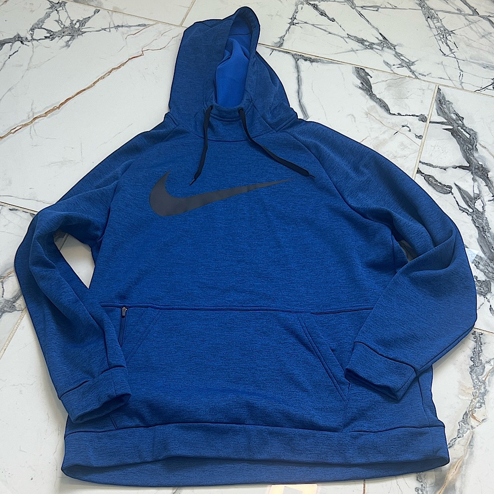 Nike Therma Fit Men's Blue Hoodie